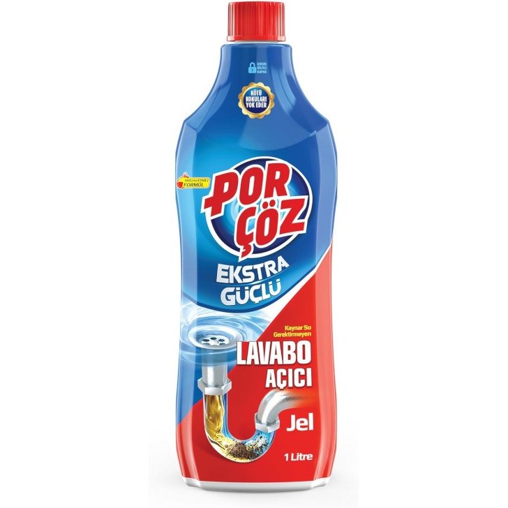 مایع لوله‌بازکن پورچوز Porçöz – حجم ۱ لیتر (ساخت ترکیه)